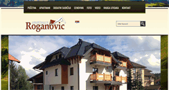 Desktop Screenshot of apartmani-roganovic.com