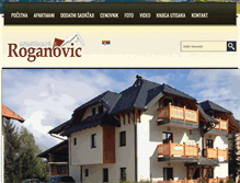 Tablet Screenshot of apartmani-roganovic.com